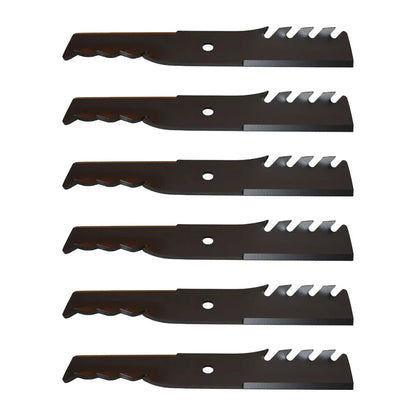 Mulching Blade Set of 6 for Exmark Lazer CT Lazer HP Lazer Z Metro