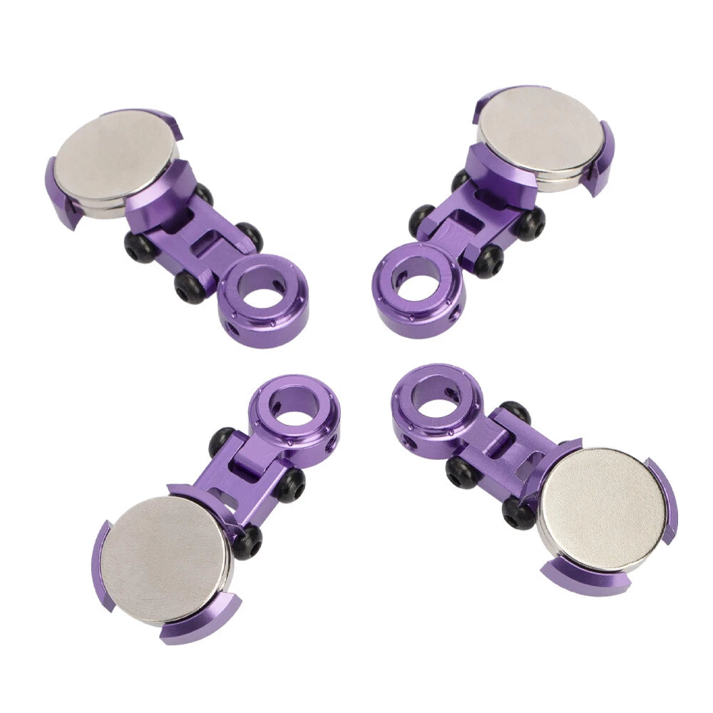 2X Magnetic Invisible Body Post Mount for 1/10 SCX10 D90 RC Car