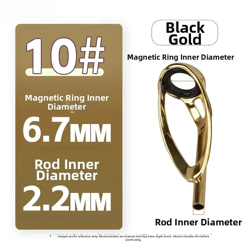 Fishing Rod Tip Top Guide Ring for Anglers (Stainless Steel)