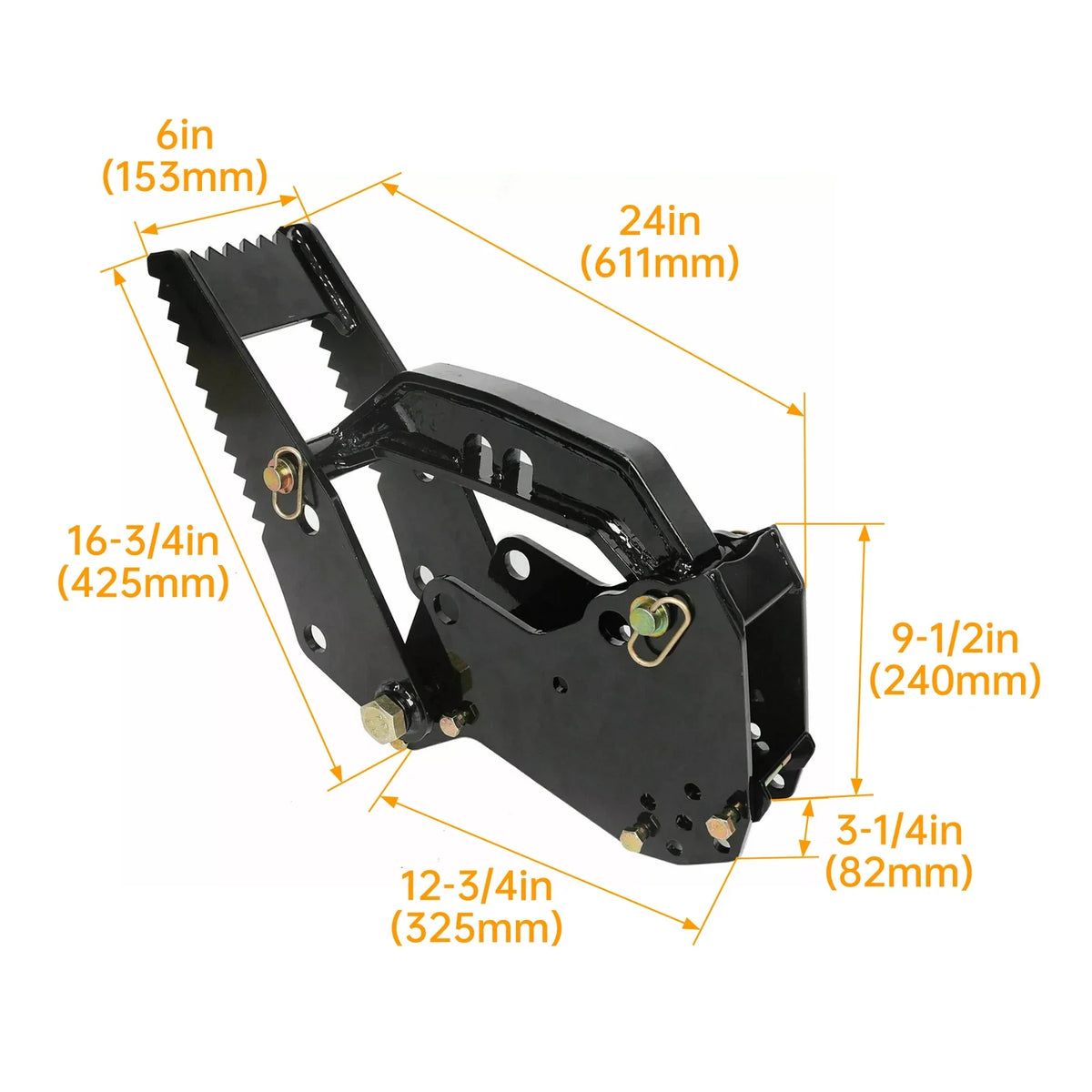 Backhoe Thumb Excavator Claw Attachment for Kubota Mahindra (Universal)