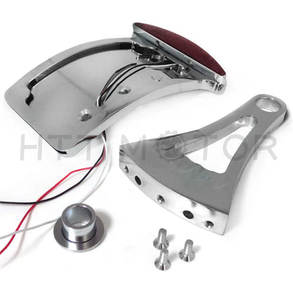 License Plate Bracket LED Tail Light for Suzuki Kawasaki Yamaha Honda Harley