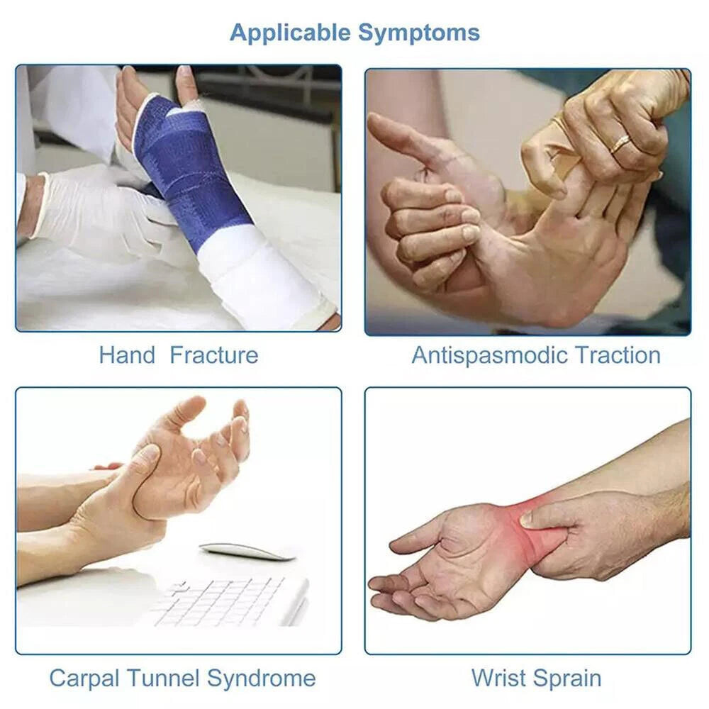 Adjustable Resting Hand Splint for Stroke Recovery (Universal Fit)