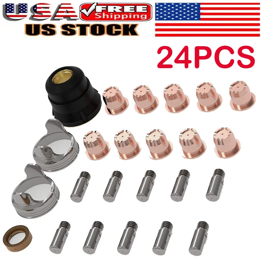 Set of 4 Plasma Torch Consumables for CUT-55DS, CUT-65DS