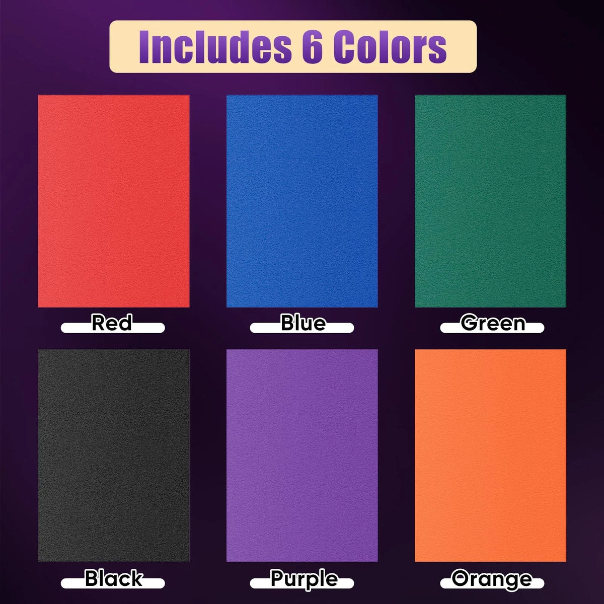 600 Pack Card Sleeves - Sturdy Matte in 6 Colors