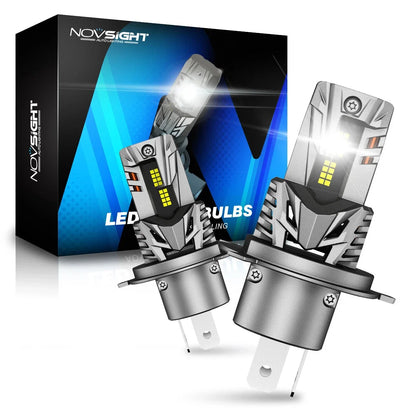 2X NOVSIGHT HB2 H4 9003 LED Headlight Bulbs for High/Lo Beam (20000LM)