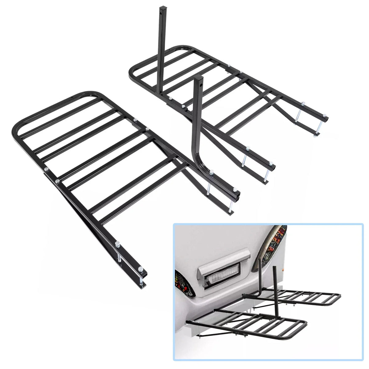 Bike Rack for RV 4 Bike Carrier (Black)