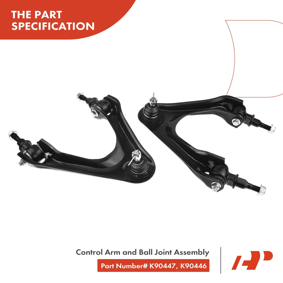 Set of 14 Front & Rear Upper Control Arms for Honda Accord (1994–1997)