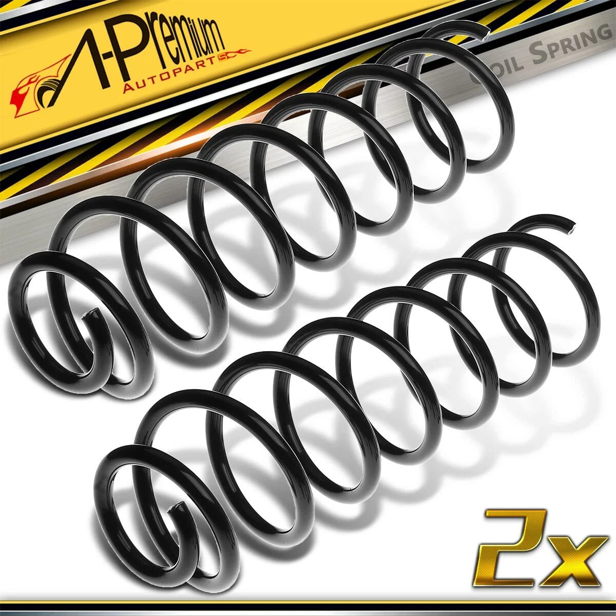 Set of 2 Rear Suspension Coil Springs for Audi A4 Sedan (1996–2001) 8D0-511-115-S, 4204211