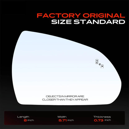 Power Mirror Glass for Hyundai Elantra (87621F2140, HY1325132)