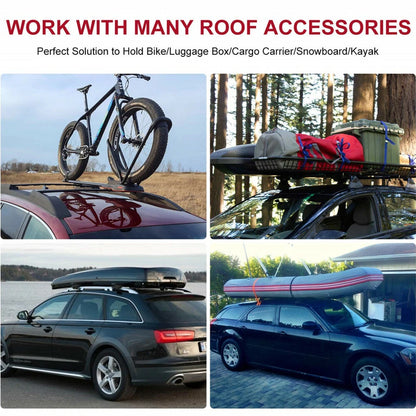 Set of 2 Roof Rack Cross Bars for Mazda CX-5 (2017–2022) 5829