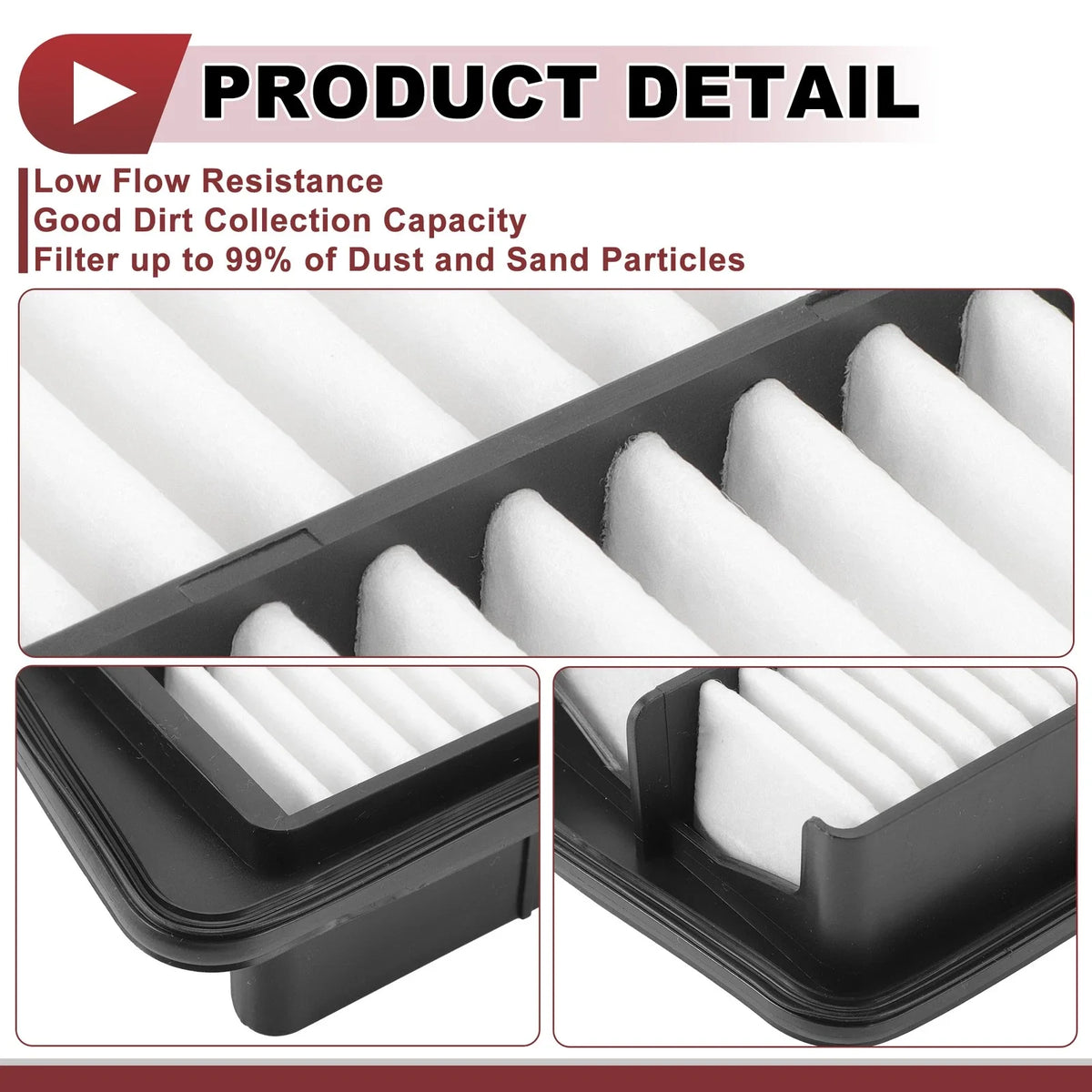 Engine Air Filter No. 165464A00J for Nissan NV100 