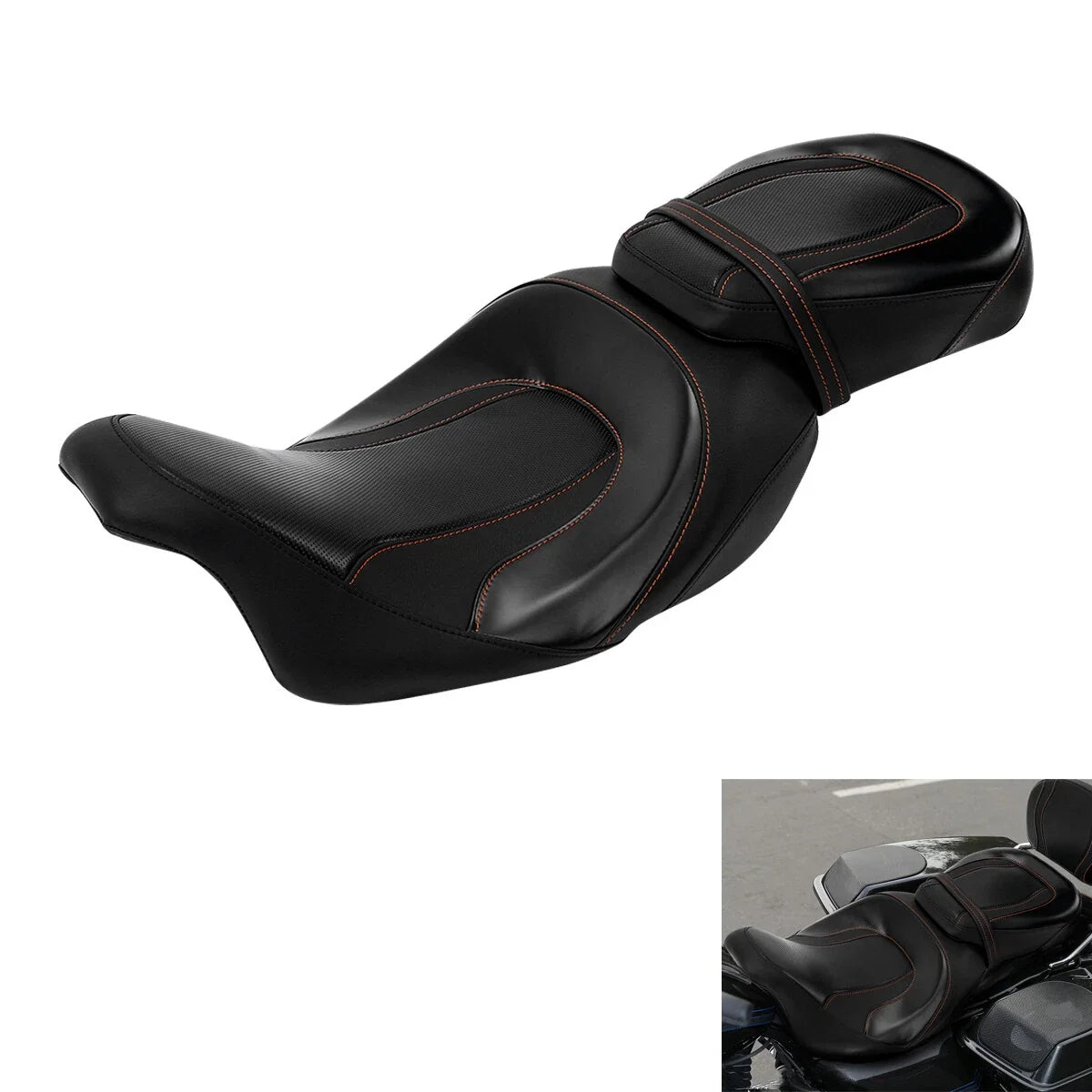 Driver & Passenger Seat for Harley Road Street Glide CVO Limited (2009–2023)