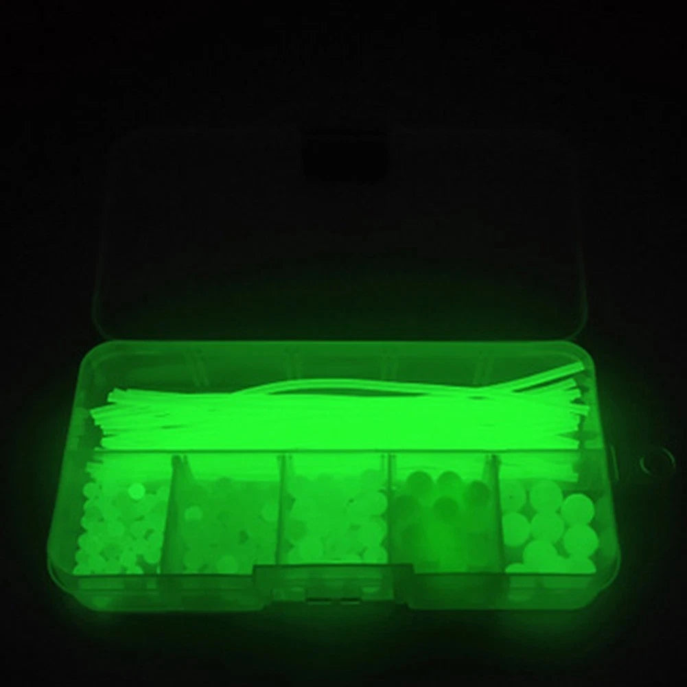 171 Plastic Luminous Beads Glow In The Dark Fishing Lures Tackle