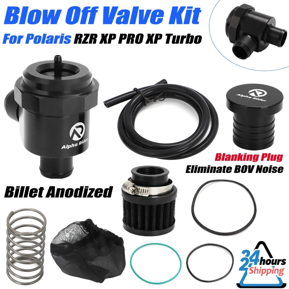 Billet Blow Off Valve Kit for Polaris RZR XPT PRO XP Turbo R (2016–2024)