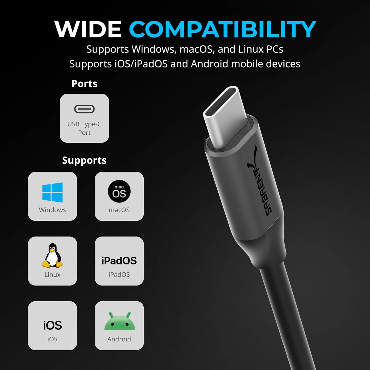 USB Type-C to 3.5mm Audio Adapter for USB-C Devices