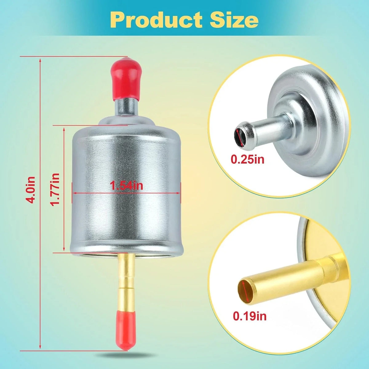 Fuel Filter for Yamaha 150-300 HP HPDI (2000–2014) 60V-24251-00, 18-79907