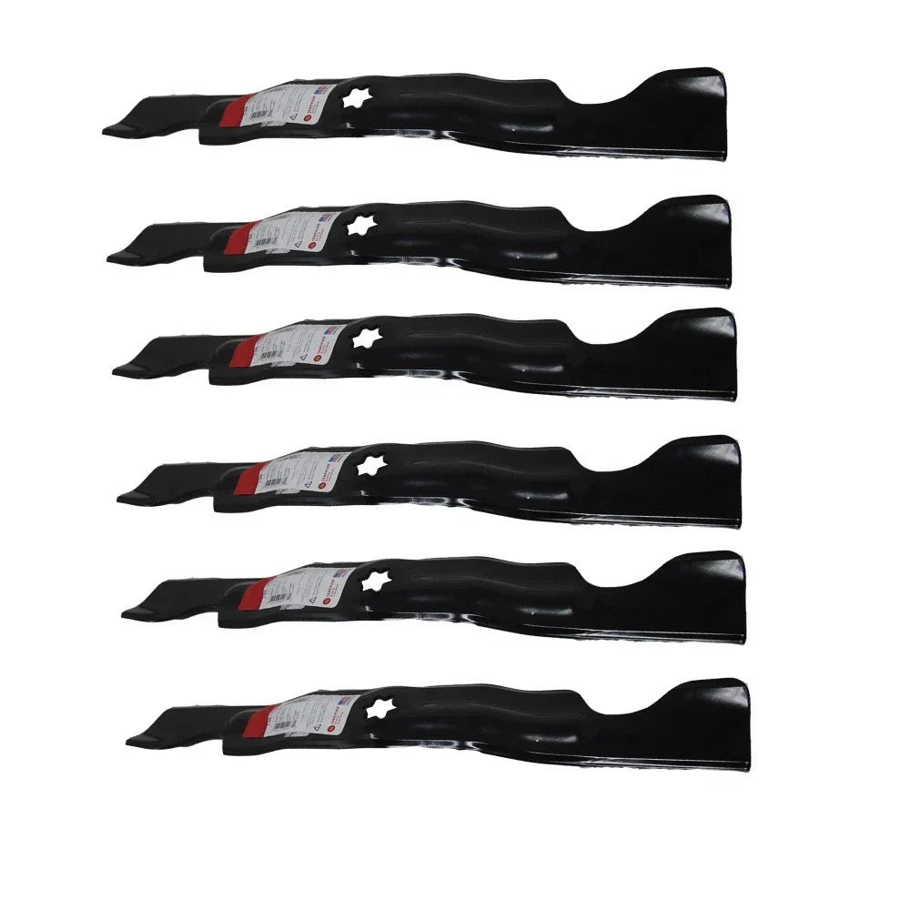 Set of 6 Rotary Blades for Troy Bilt Mustang RZT-503, Mustang XP (50")