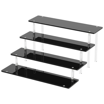 Set of 4 Acrylic Display Risers for Perfume Organizer Stand