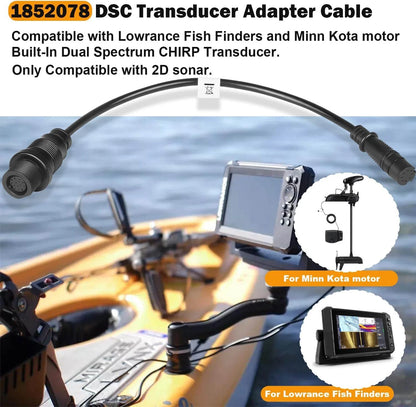 MKR-DSC-15 8-Pin Adapter Cable for Minn Kota Lowrance (1852078)