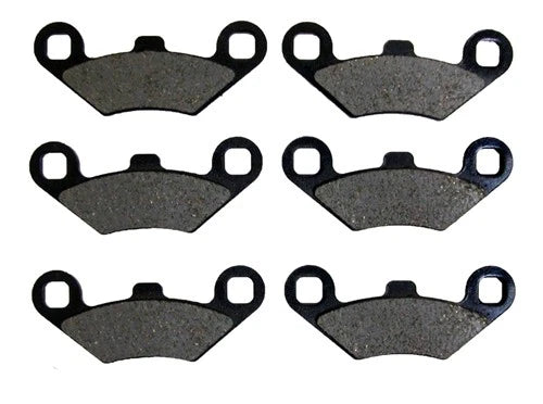 Front & Rear Semi-Metallic Brake Pads for Polaris Outlaw 500 (2006–2007) (3)FS-430c