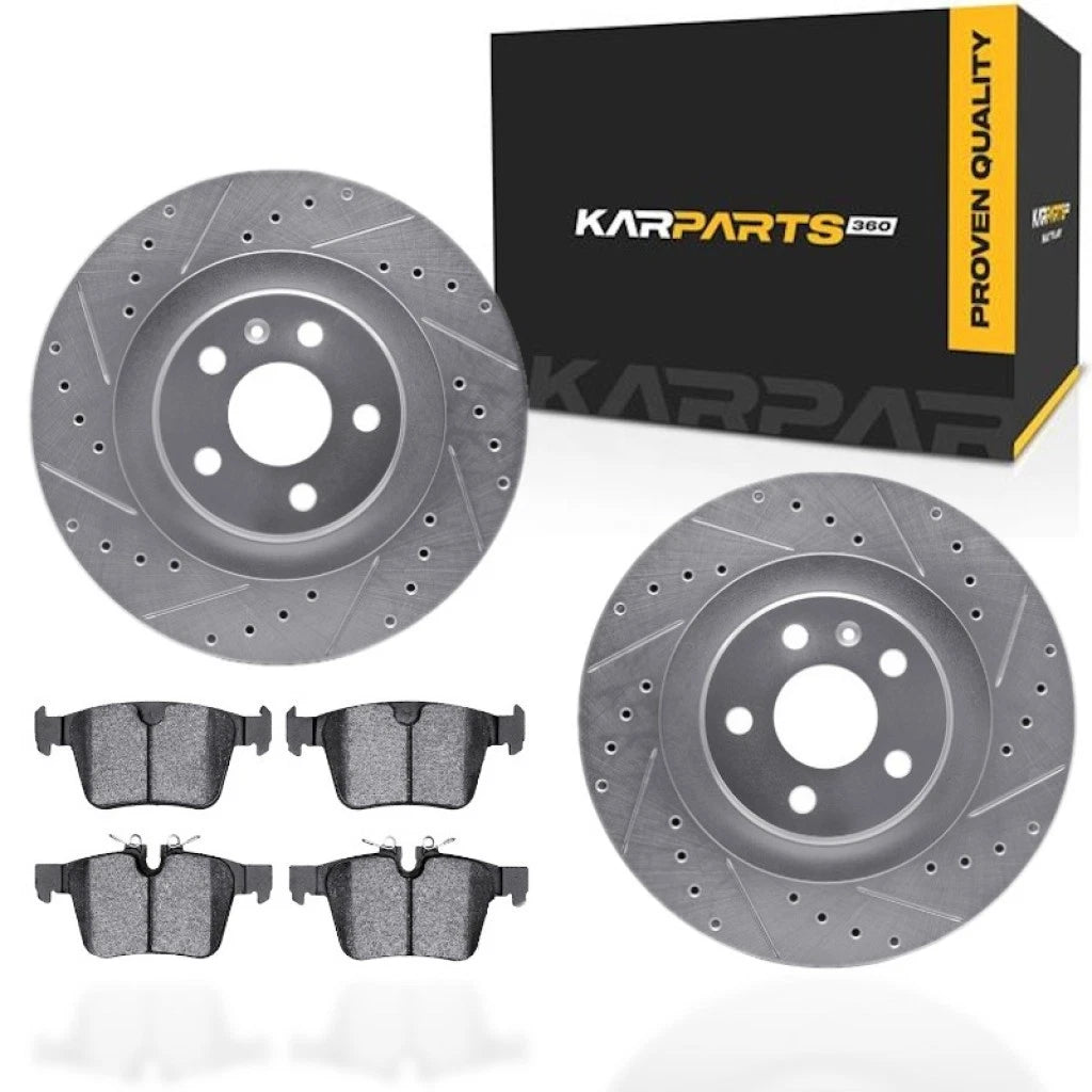 Rotor Set for Volvo V60 (2019) ALX-PAU-DF-7512-27054-CLA7, Drilled & Slotted