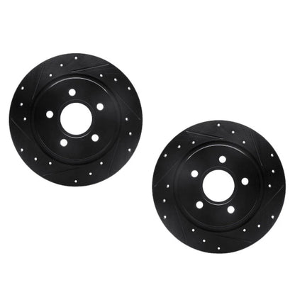 Rotor Set for Volvo C30 (2007–2013) | Drilled and Slotted | ALX-PAU-DF-8002-27038-CLA2