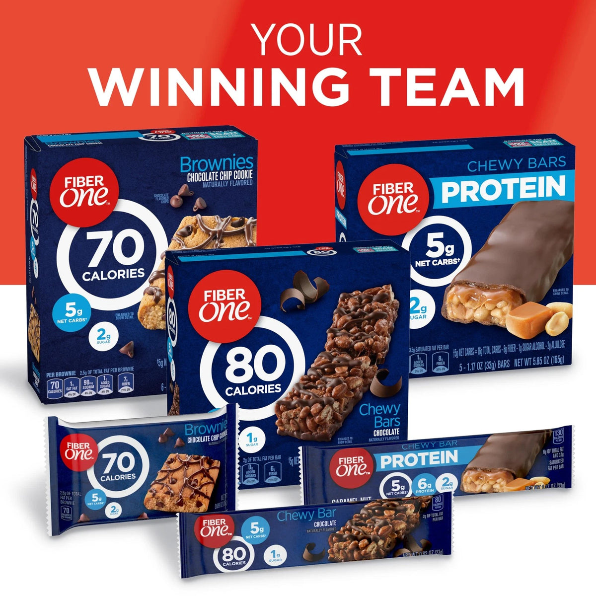 Fiber One Chewy Bars Mega Pack (15 Ct) - Oats and Chocolate Snacks