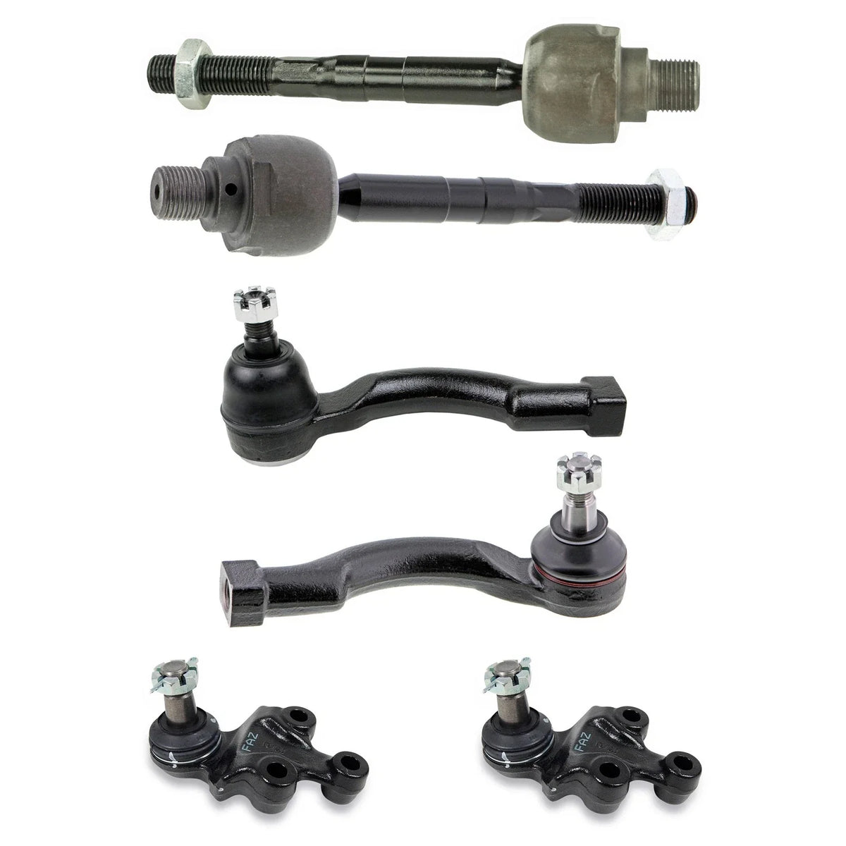 Set of 4 Inner Outer Tie Rods & Front Lower Ball Joints for Sorento (2011–2020)
