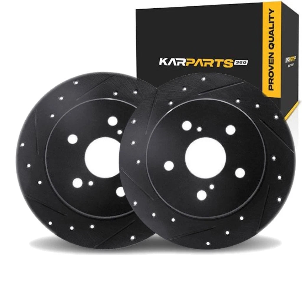 Rotor Set for Volkswagen Polo (2003–2007) ALX-PAU-DF-8002-74038-CLA6, Drilled & Slotted