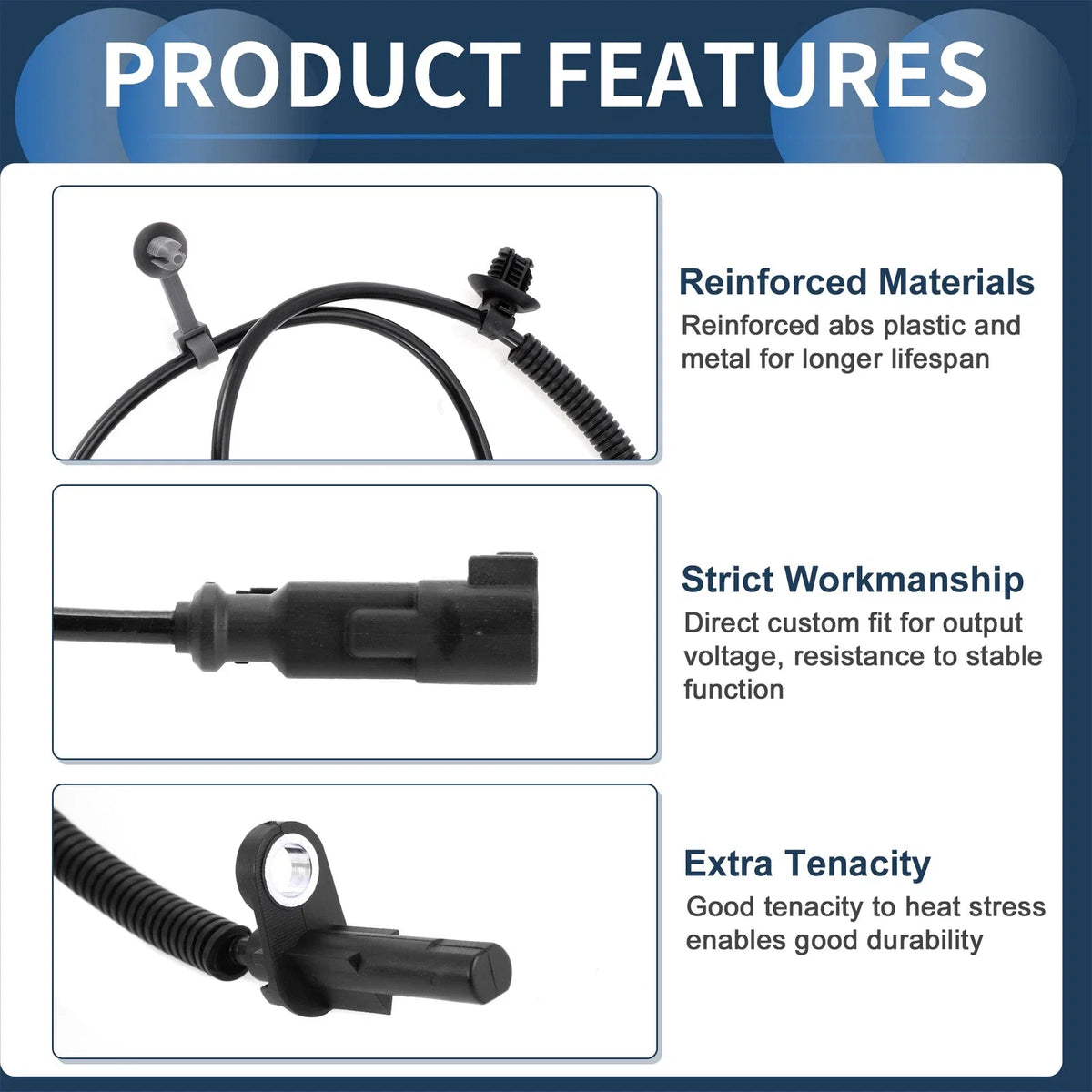 ABS Wheel Speed Sensor for Ford Mustang (2015–2019) FR3Z2C205A