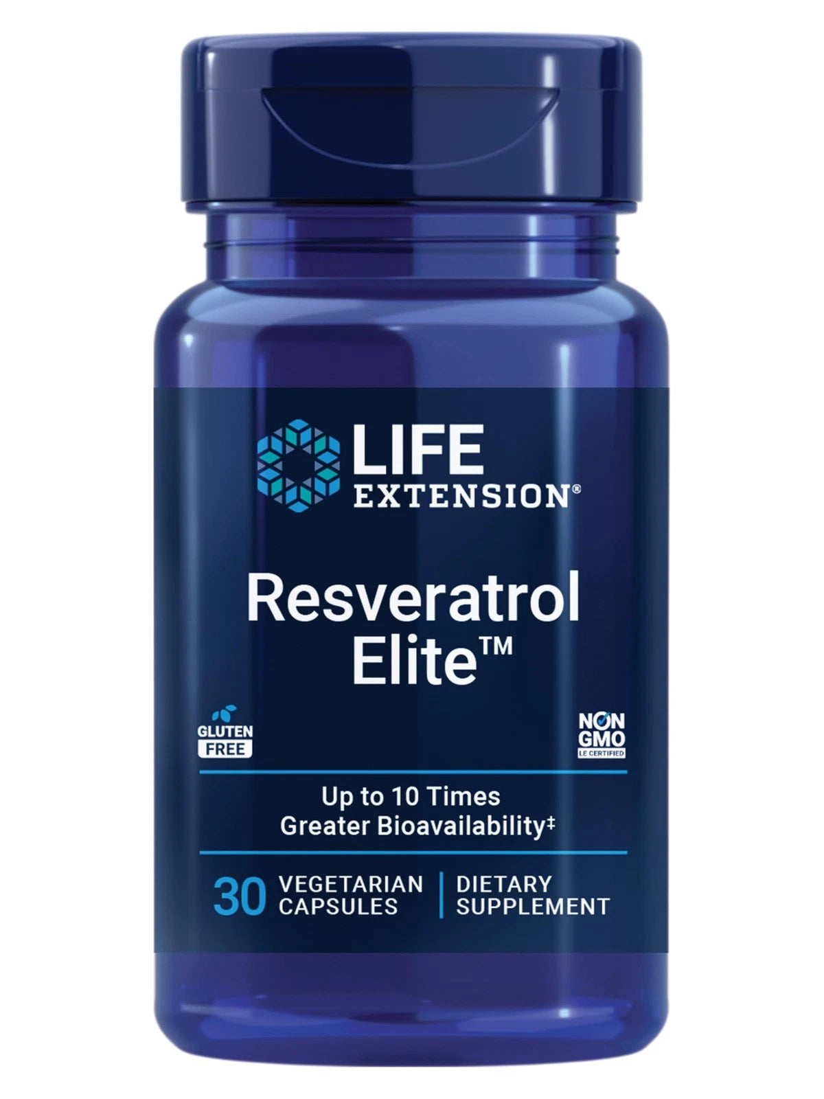 Resveratrol Elite Supplement for Life Extension (30 Count)