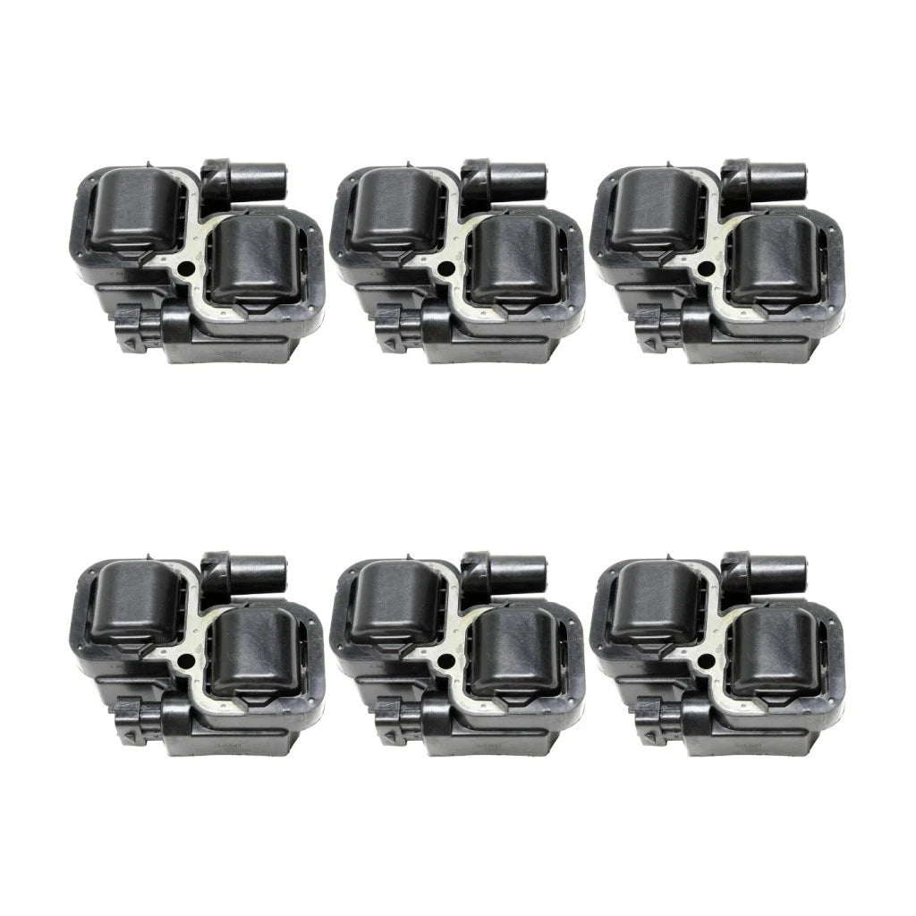 Set of 6 Ignition Coils for Mercedes-Benz C55 AMG (2005) CLX-M0-USA-SET-JM504609-6-CL360A75