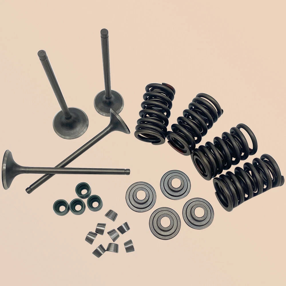 Head Intake & Exhaust Valves Seals Springs Kit for Honda TRX400EX (2000–2006) 30-3111 30-3115 30-3117 MRS16