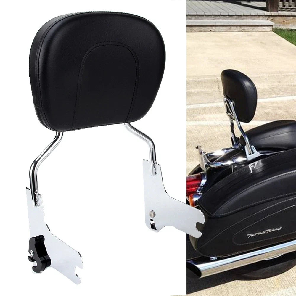 Detachable Passenger Backrest Sissy Bar for Harley Touring Road Glide (1997–2008)