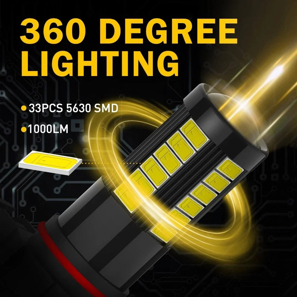 AUXITO PSX24W 2504 LED Fog Light Bulb for Cars (2000–2023) 2000LM 6000K