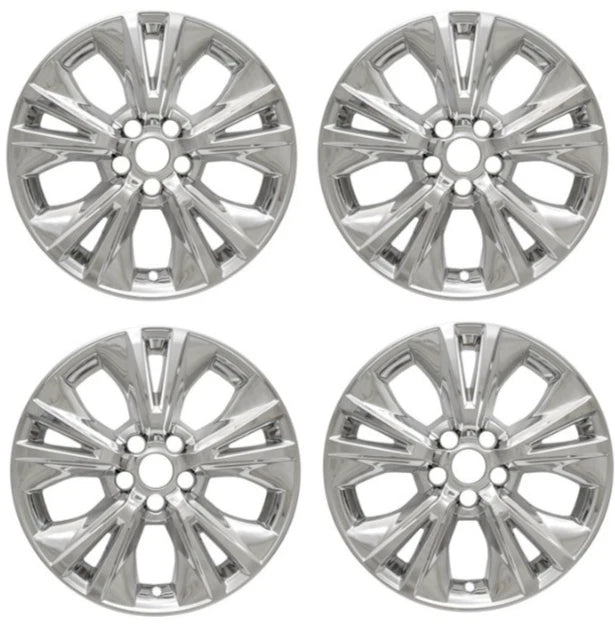 Set of 4 Chrome 18" Wheel Skins Hub Caps for Toyota Highlander (2014–2019) IMP410X