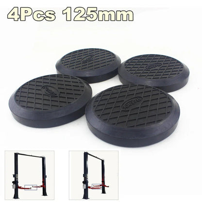 4 x 125mm Heavy Duty Rubber Arm Pads for Auto Truck Hoist