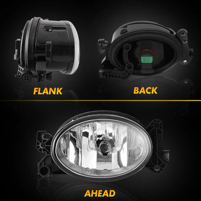 Set of 2 Bumper Fog Lights for Mercedes-Benz GL500 GL550 (2008–2012)