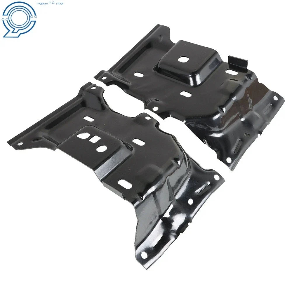 Set of 2 Front Bumper Brackets for Ford F-150 (2015–2017) - Black