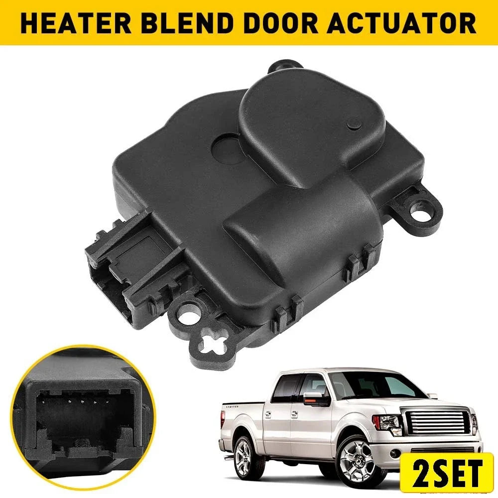 Set of 2 Heater Blend Door Actuators for Ford F-150 (2010–2014)