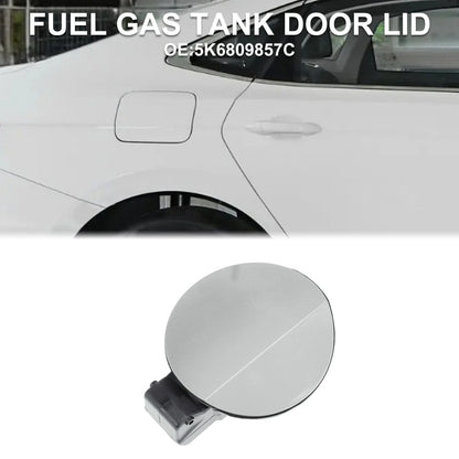 Fuel Tank Door Cap for Volkswagen Golf 6 (2010–2013) Silver Tone
