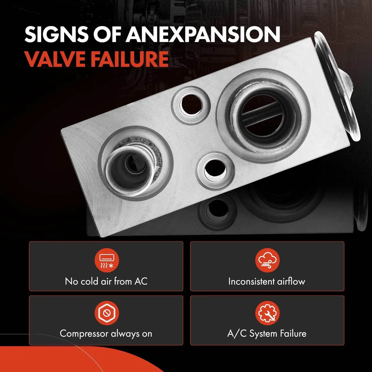 A/C Expansion Valve for Chrysler Sebring Cirrus Dodge Stratus (1996–2000)