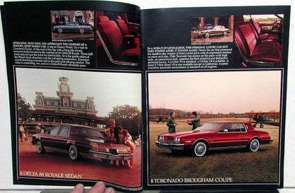 Sales Brochure for Oldsmobile Firenza Omega Cutlass 88 98 Toronado (1984)