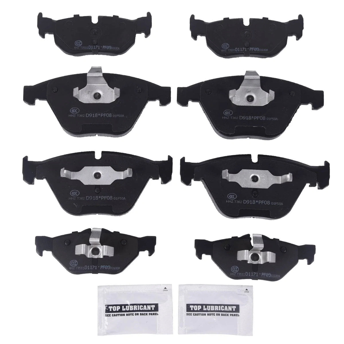 8X Ceramic Brake Pads for BMW 328i 328xi 328i xDrive X1 (2007–2015)