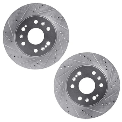Drilled and Slotted Rotors for GMC Yukon (2007–2008) ALX-PAU-DF-7212-48026-CLA6