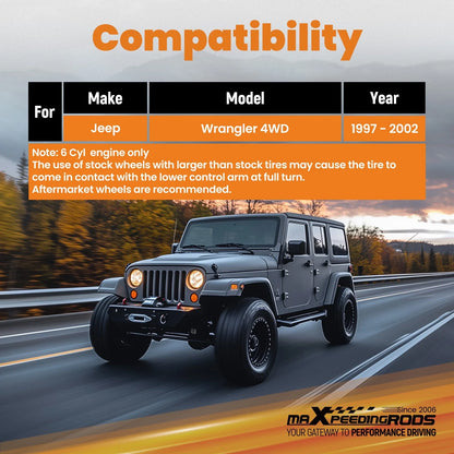 3.25" Lift Kit for Jeep Wrangler TJ 4WD (1997–2002) 6 CYL Engines