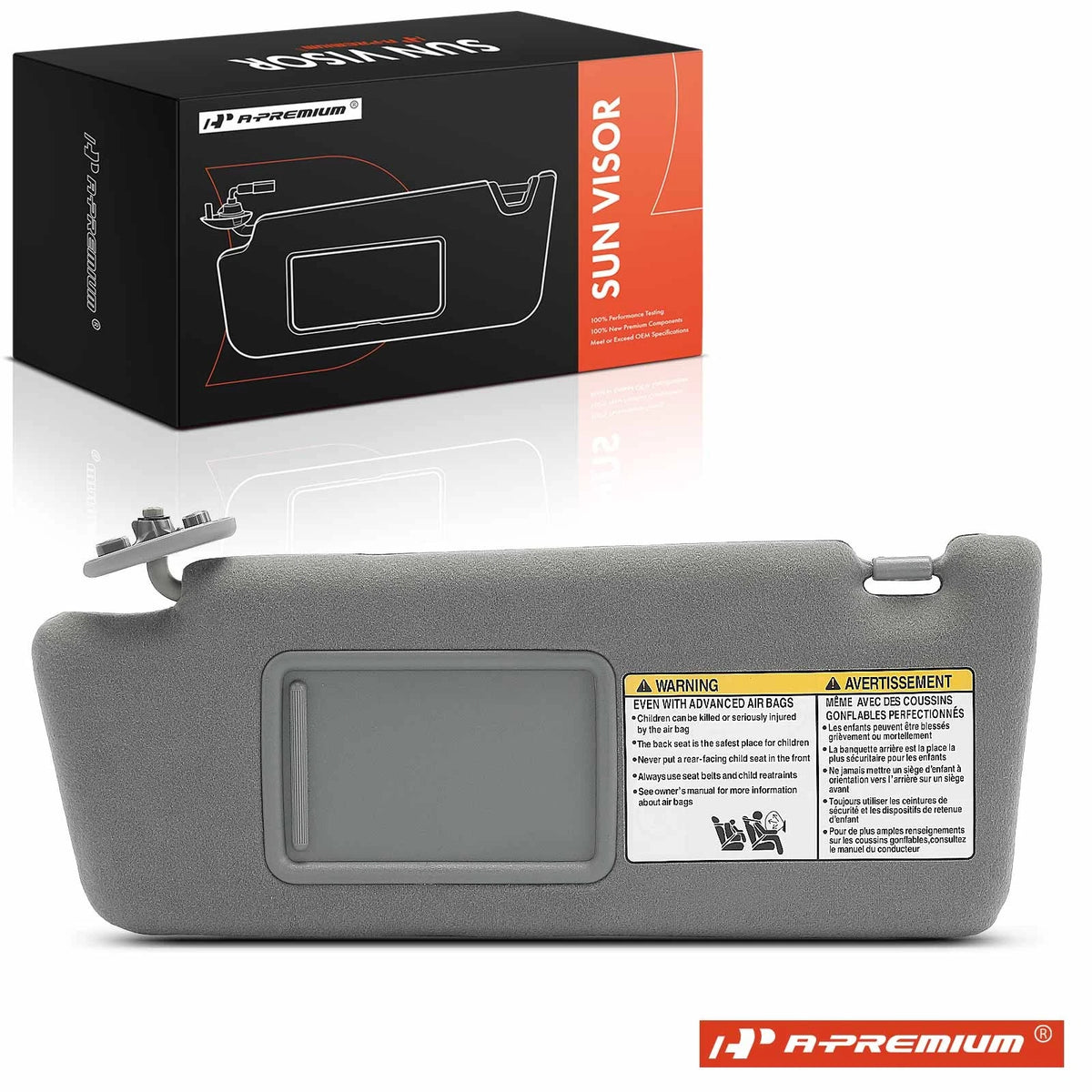 2X Sun Visor with Mirror for Toyota Tacoma (2005–2015) 74320-04181-B1