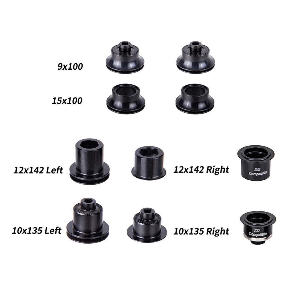 Disc Brake Hubs Set of 2 for MTB Bike (32 Holes, AL6082, 4 Sealed Bearings)