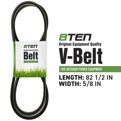 8TEN Raw Edge Drive Belt for Ferris 5021677, BT-314 (52-Inch Deck)