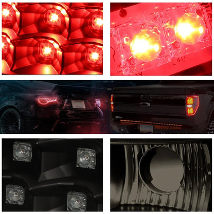 Full LED Tail Light Brake/Reverse Lamp Tinted for Dodge Ram Pickup (1994–2002)